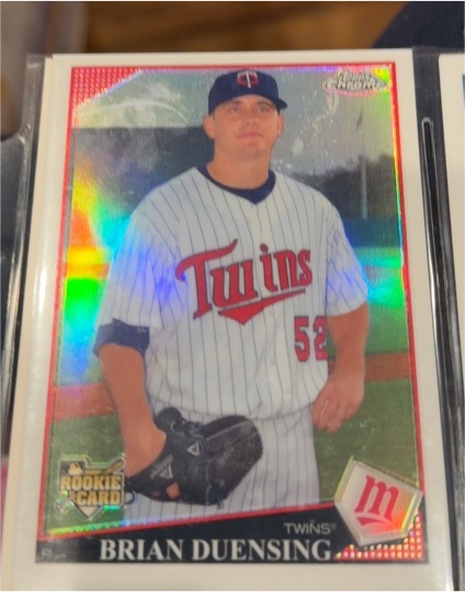 2009 Topps Chrome #240 Brian Duensing — front