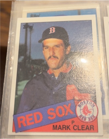 1985 Topps #207 Mark Clear — front