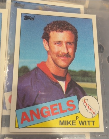 1985 Topps #309 Mike Witt — front