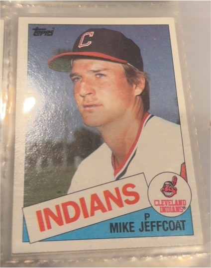 1985 Topps #303 Mike Jeffcoat — front