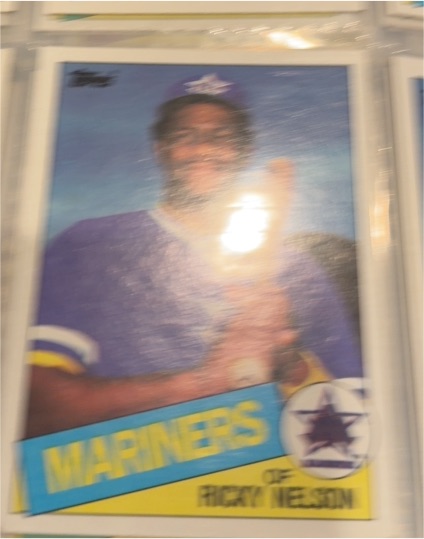 1985 Topps #296 Ricky Nelson — front
