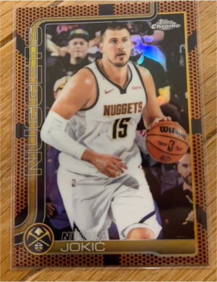 2025-26 Topps Chrome #25 Nikola Jokić — front
