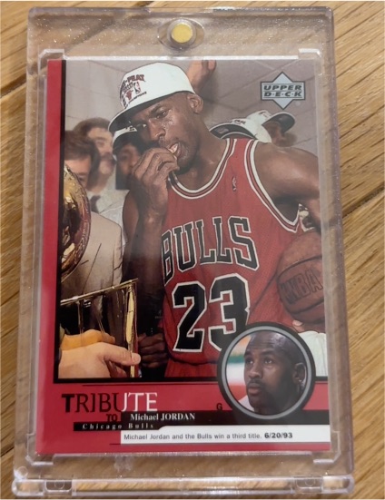 1999 Upper Deck Tribute to Michael Jordan #14 — front