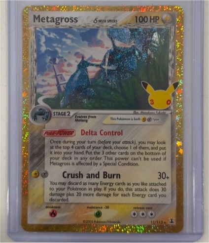 2026 Pokemon 30th Anniversary #11 Metagross Delta Species — front