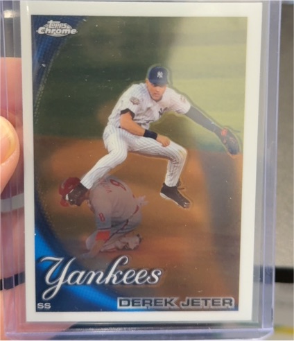 2010 Topps Chrome #165 Derek Jeter — front