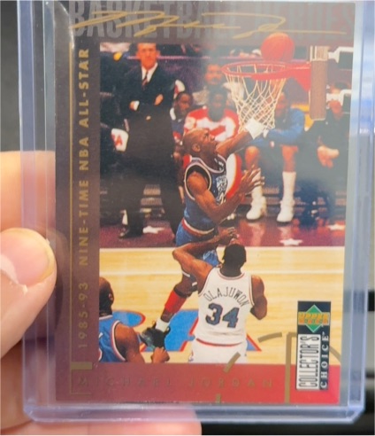 1994 Upper Deck Collector's Choice #215 Michael Jordan — front