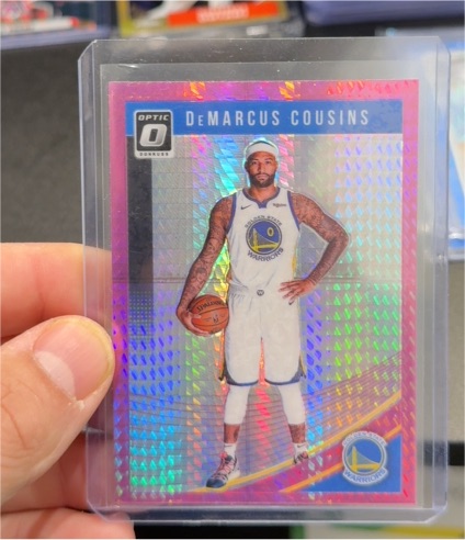 2018-19 Donruss Optic #42 DeMarcus Cousins — front