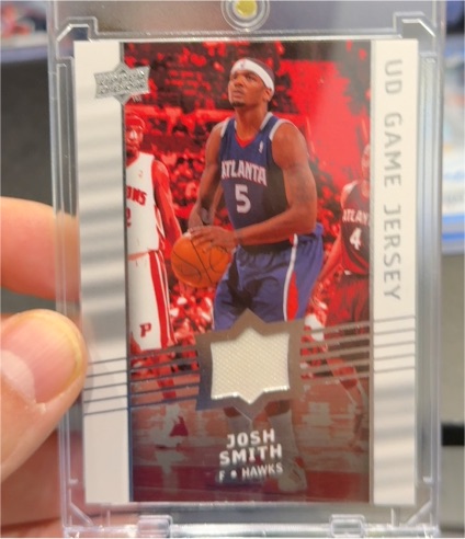 2008-09 Upper Deck #GA-JS Josh Smith UD Game Jersey — front