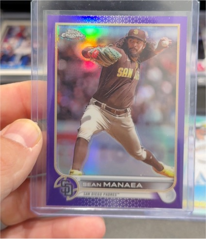 2022 Topps Chrome Update #USC30 Sean Manaea — front