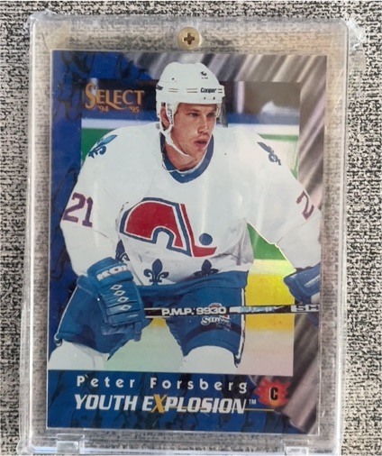 1994-95 Select Premier Edition #YE7 Peter Forsberg Youth Explosion — front