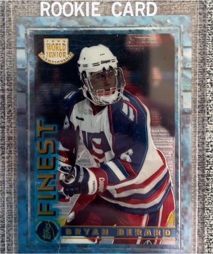 1994-95 Topps Finest #114 Bryan Berard Rookie Card — front