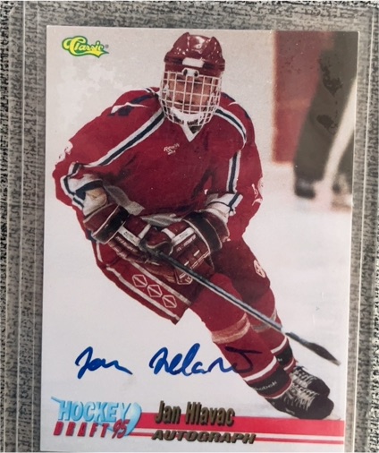 1995 Classic Draft 95 #NNO Jan Hlavac Autograph — front
