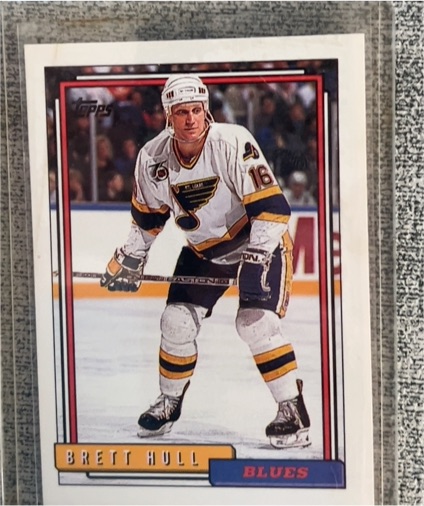 1992-93 Topps #2 Brett Hull — front