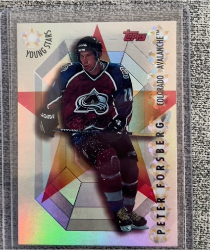 1995-96 Topps Young Stars #YS4 Peter Forsberg — front