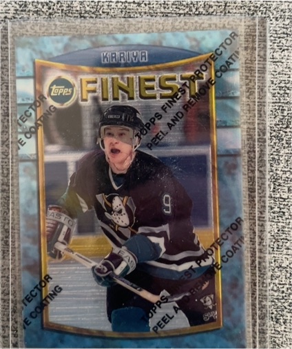 1994-95 Topps Finest #7 Paul Kariya — front