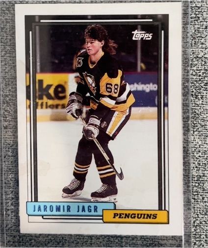 1992-93 Topps #24 Jaromir Jagr — front