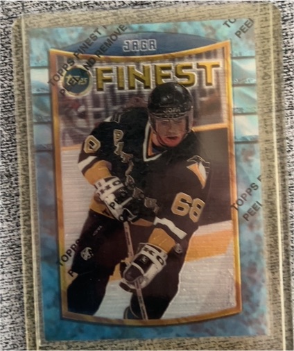 1994-95 Topps Finest #33 Jaromir Jagr — front