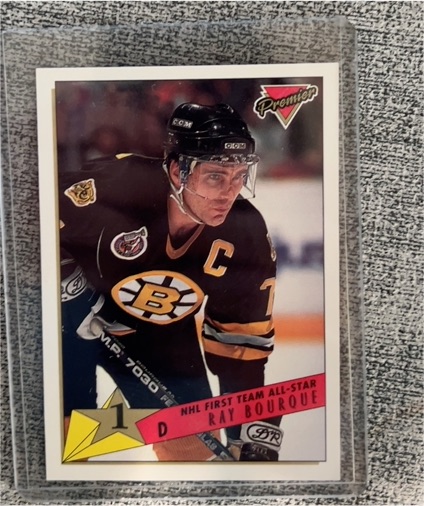 1993 Topps Premier #93 Ray Bourque — front