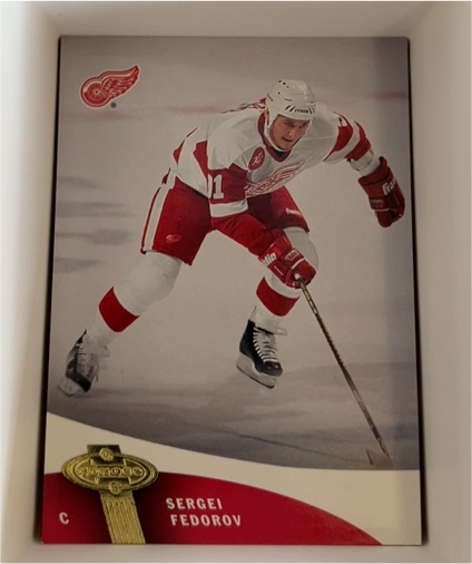 2000-01 Upper Deck Heroes #42 Sergei Fedorov — front