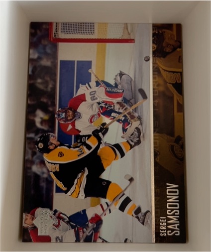 1999-00 Upper Deck #183 Sergei Samsonov — front