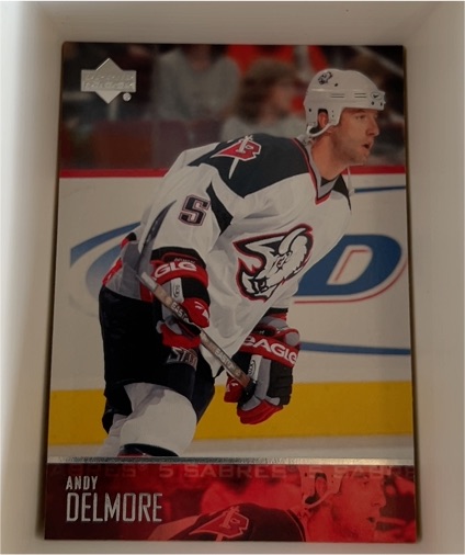 2001-02 Upper Deck #327 Andy Delmore — front