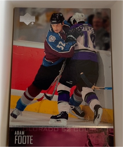 2001-02 Upper Deck #273 Adam Foote Colorado Avalanche — front