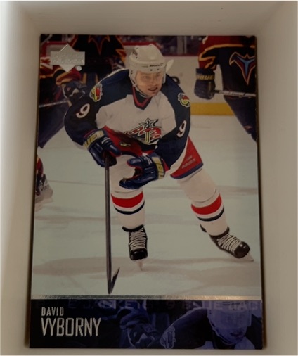 2000-01 Upper Deck Heroes #36 David Vyborny — front