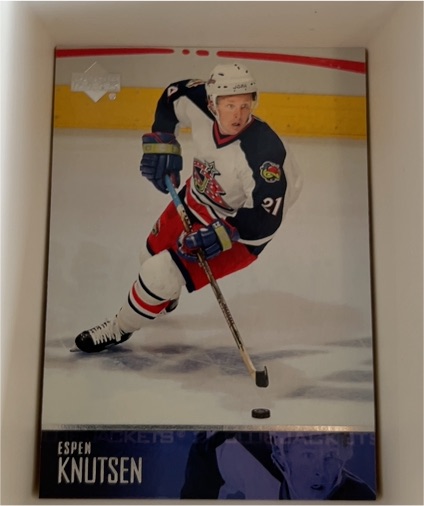 2001 Upper Deck #21 Espen Knutsen — front
