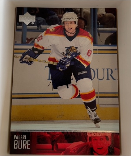 2001-02 Upper Deck #302 Valeri Bure Florida Panthers — front