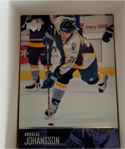 2003-04 Pacific #189 Andreas Johansson — front