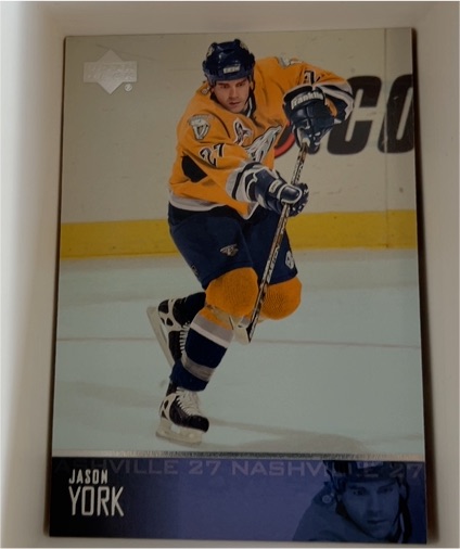 2003-04 Upper Deck #355 Jason York — front