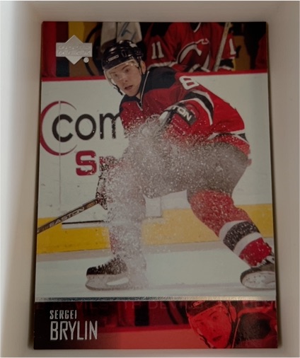 2000-01 Upper Deck #336 Sergei Brylin New Jersey Devils Hockey Card — front