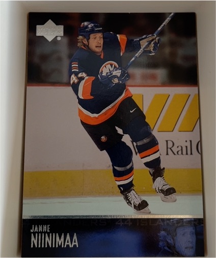 2002-03 Upper Deck Rookie Update #63 Janne Niinimaa — front