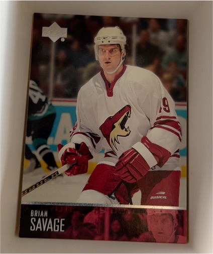 2003-04 Upper Deck #392 Brian Savage — front