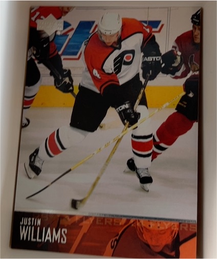 2003-04 Upper Deck #387 Justin Williams Philadelphia Flyers — front