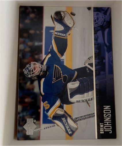 2003-04 Upper Deck #415 Brent Johnson — front