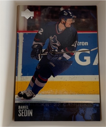 2000-01 Upper Deck Ice #79 Daniel Sedin — front