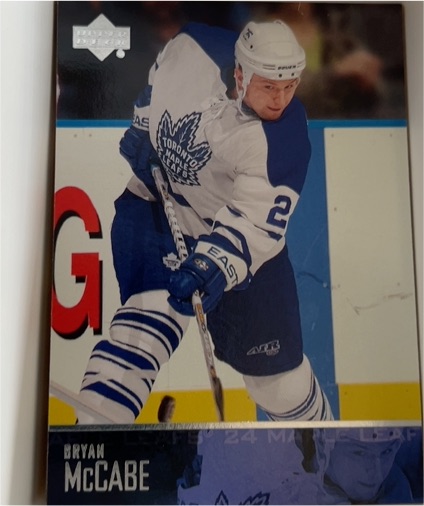2005-06 Upper Deck Hockey #179 Bryan McCabe — front