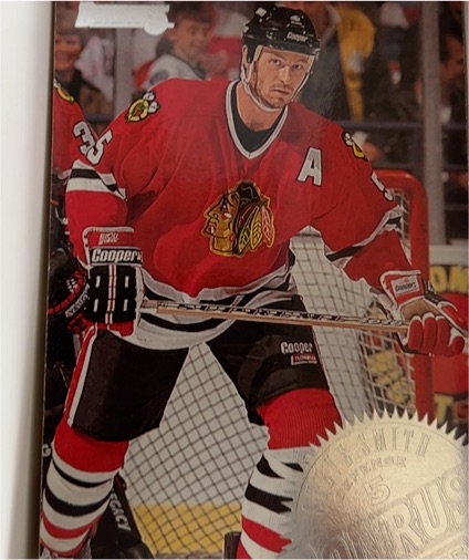 1994-95 Leaf #257 Steve Smith Chicago Blackhawks — front