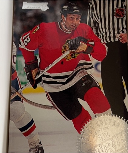 1994-95 Leaf Chris Chelios Chicago Blackhawks — front