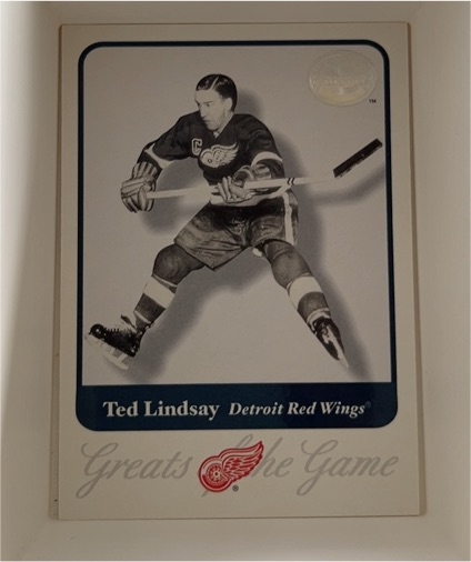 2001-02 Fleer Greats of the Game #74 Ted Lindsay — front