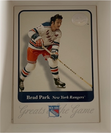 2001-02 Fleer Greats of the Game #77 Brad Park — front