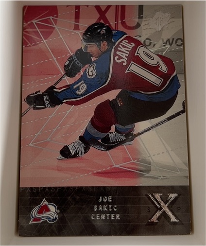 2000-01 Upper Deck SPx #13 Joe Sakic — front