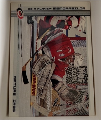 2000 Be A Player Memorabilia #255 Arturs Irbe — front