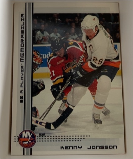 2000-01 Be A Player Memorabilia #150 Kenny Jonsson — front
