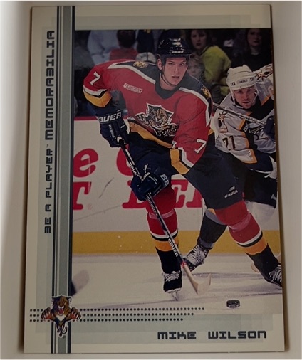 2000-01 Be A Player Memorabilia #7 Mike Wilson — front