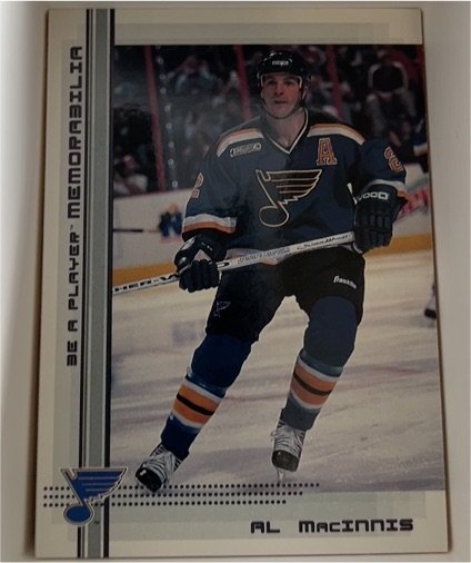 2000-01 Be a Player Memorabilia #257 Al MacInnis — front