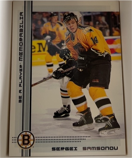 2000-01 Be A Player Memorabilia #14 Sergei Samsonov — front