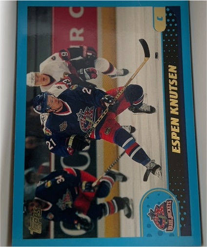 2001-02 Topps #70 Espen Knutsen — front