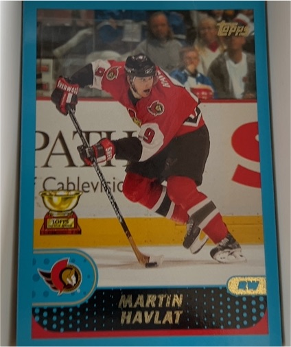 2001-02 Topps #93 Martin Havlat — front